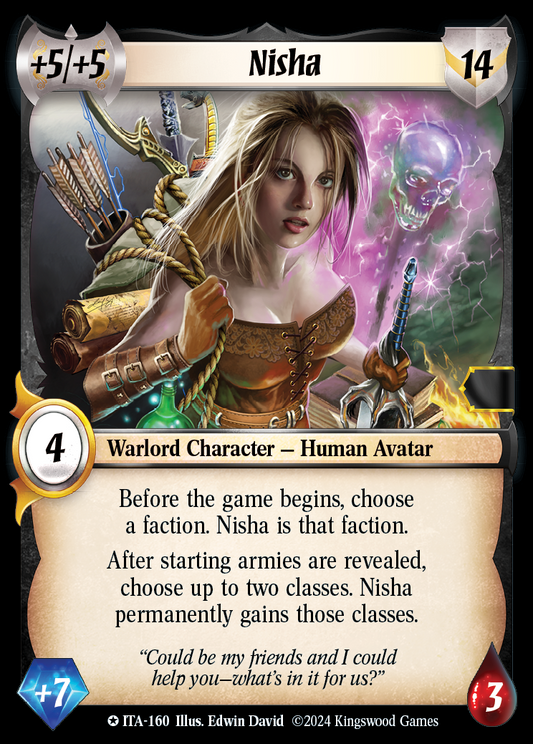 Nisha - ITA 160 - Warlord: Saga of the Storm - Into the Accordlands