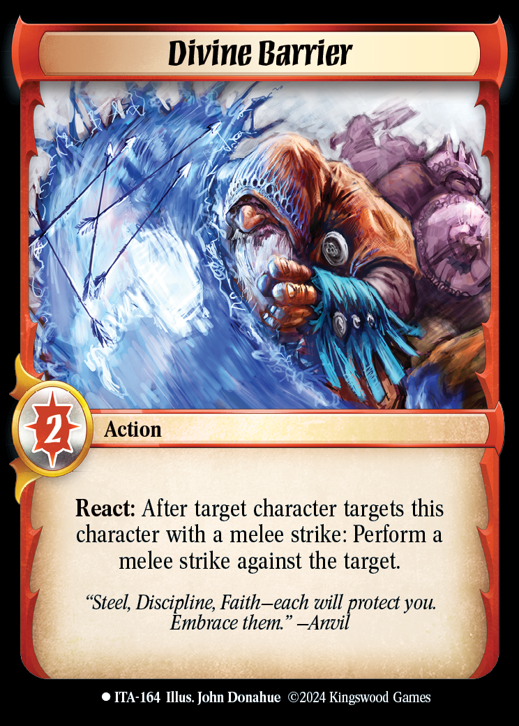 Divine Barrier - ITA 164 - Warlord: Saga of the Storm - Into the Accordlands