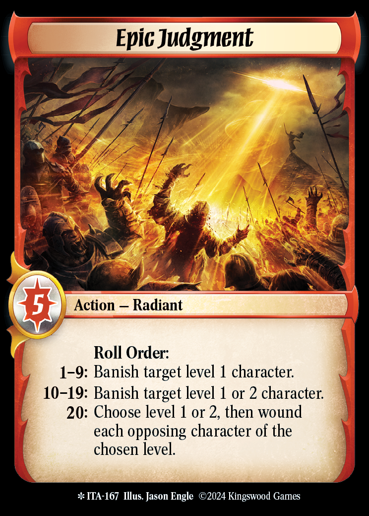 Epic Judgment - ITA 167 - Warlord: Saga of the Storm - Into the Accordlands