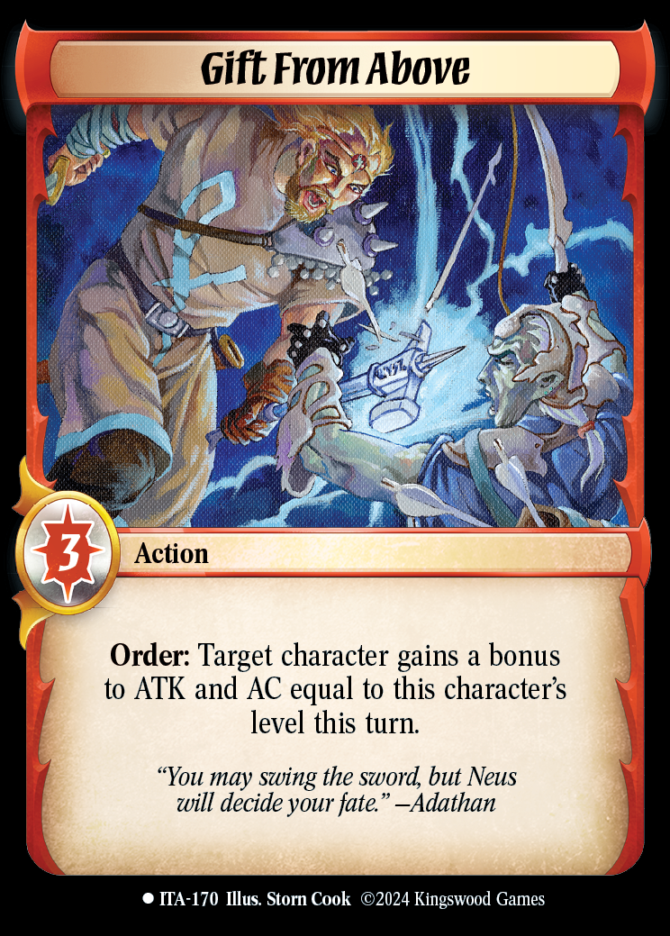 Gift From Above - ITA 170 - Warlord: Saga of the Storm - Into the Accordlands