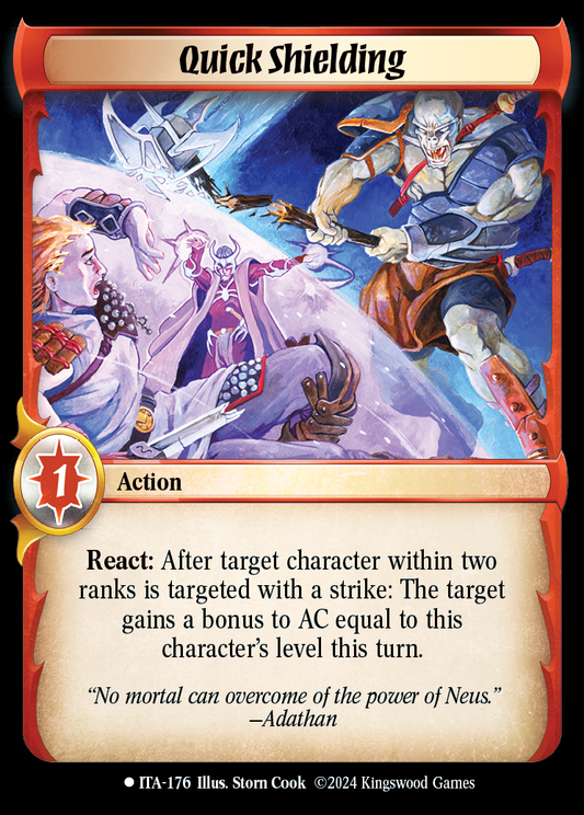 Quick Shielding - ITA 176 - Warlord: Saga of the Storm - Into the Accordlands