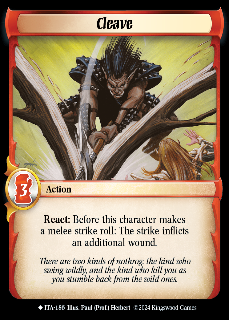 Cleave - ITA 186 - Warlord: Saga of the Storm - Into the Accordlands