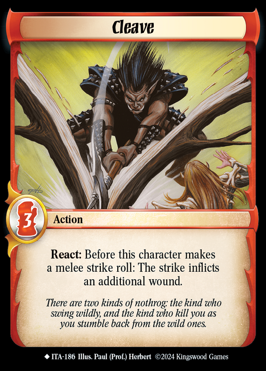 Cleave - ITA 186 - Warlord: Saga of the Storm - Into the Accordlands