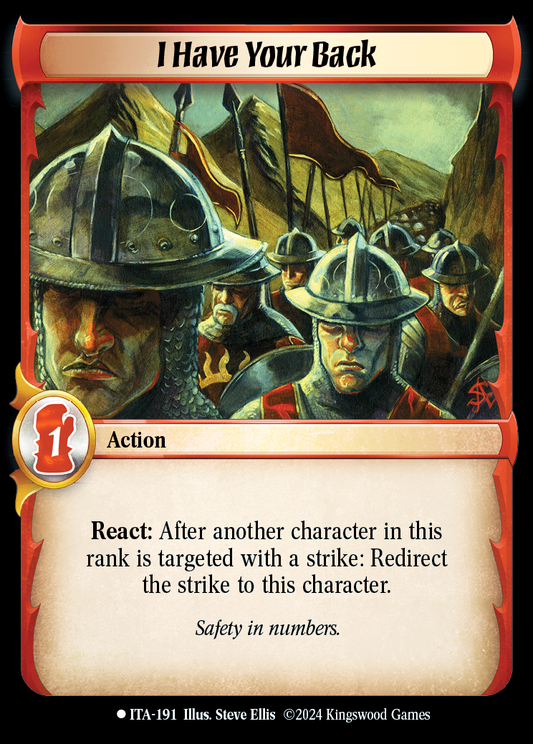 I Have Your Back - ITA 191 - Warlord: Saga of the Storm - Into the Accordlands