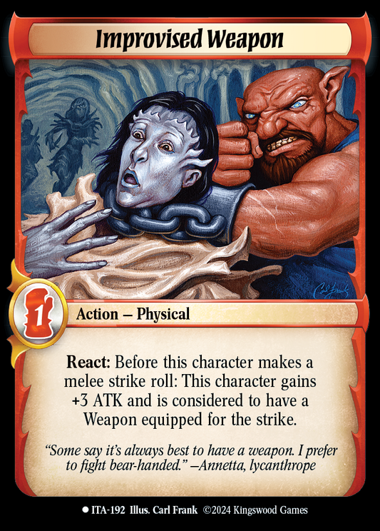 Improvised Weapon - ITA 192 - Warlord: Saga of the Storm - Into the Accordlands