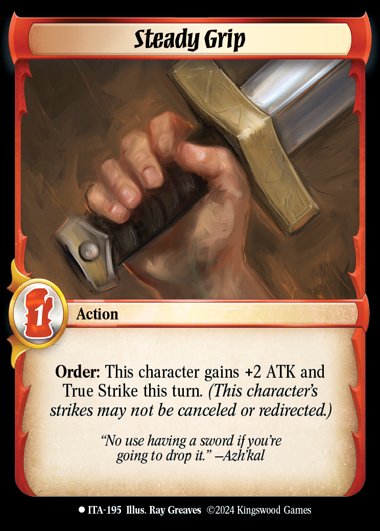 Steady Grip - ITA 195 - Warlord: Saga of the Storm - Into the Accordlands