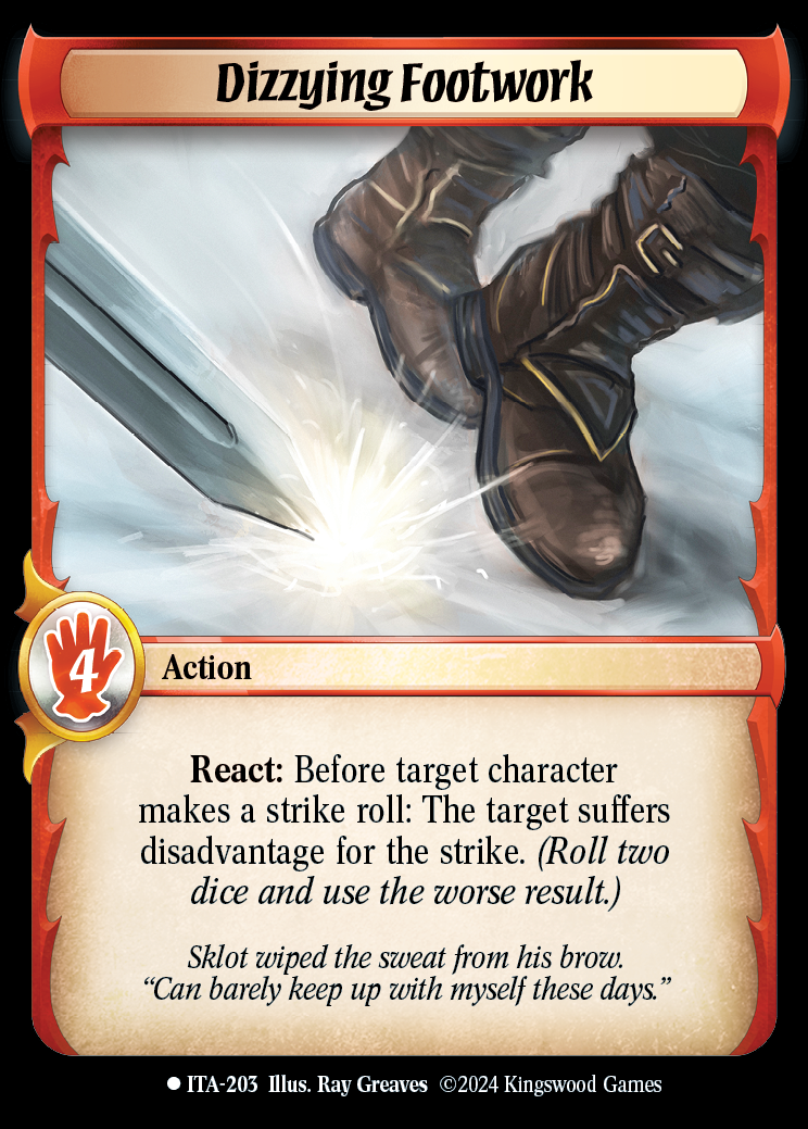 Dizzying Footwork - ITA 203 - Warlord: Saga of the Storm - Into the Accorlands