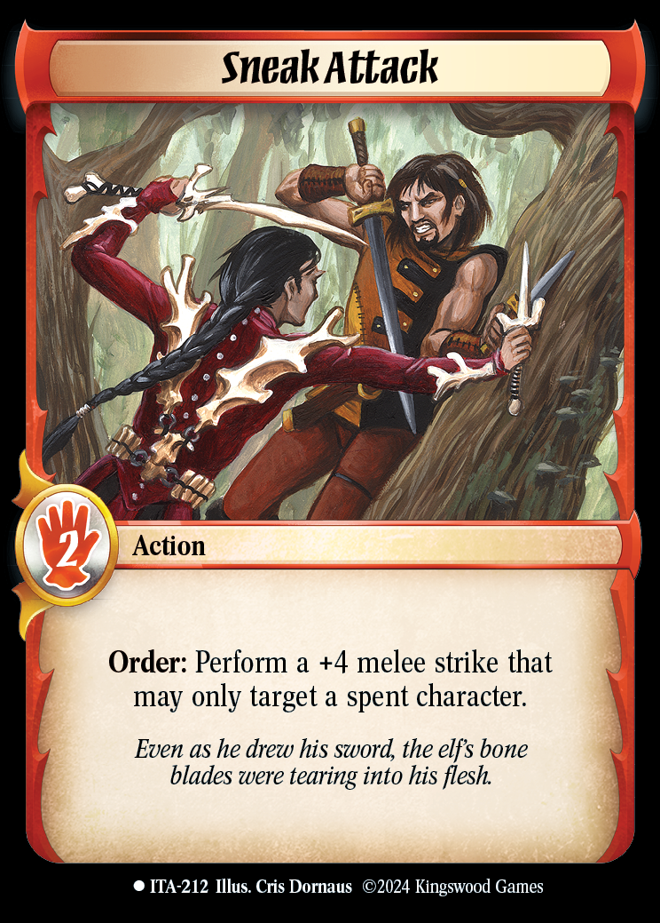 Sneak Attack - ITA 212 - Warlord: Saga of the Storm - Into the Accordlands