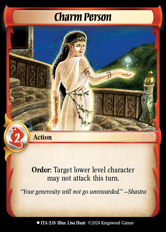 Charm Person - ITA 218 - Warlord: Saga of the Storm - Into the Accordlands