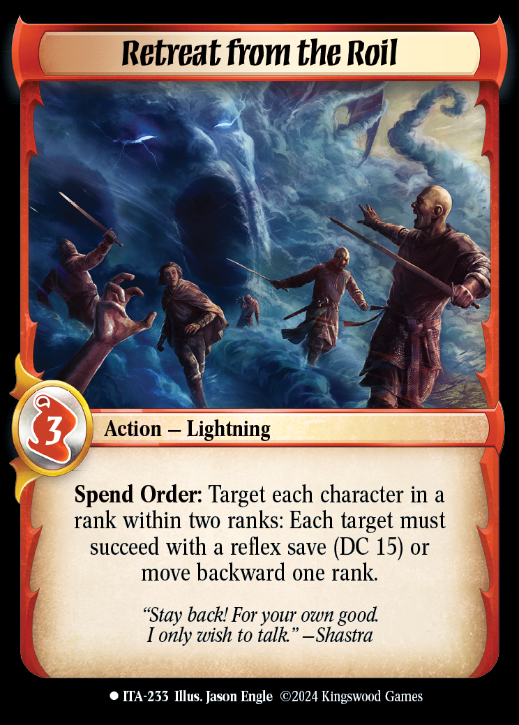 Retreat from the Roil - ITA 233 - Warlord: Saga of the Storm - Into the Accordlands