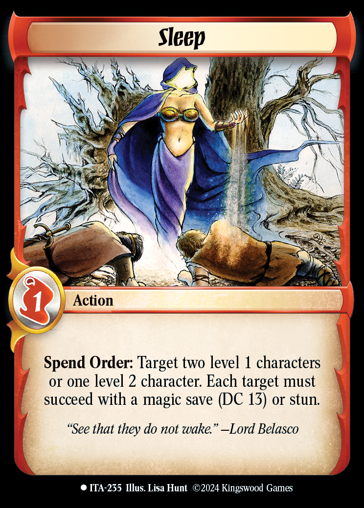 Sleep - ITA 235 - Warlord: Saga of the Storm - Into the Accordlands