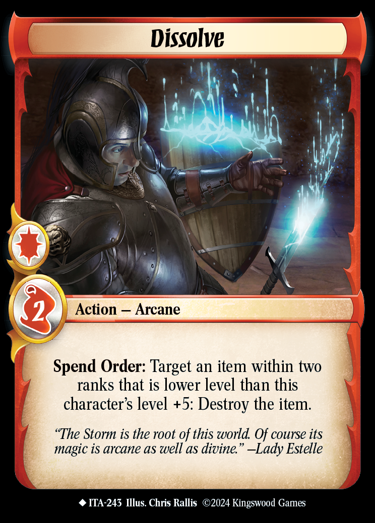 Dissolve - ITA 243 - Warlord: Saga of the Storm - Into the Accordlands