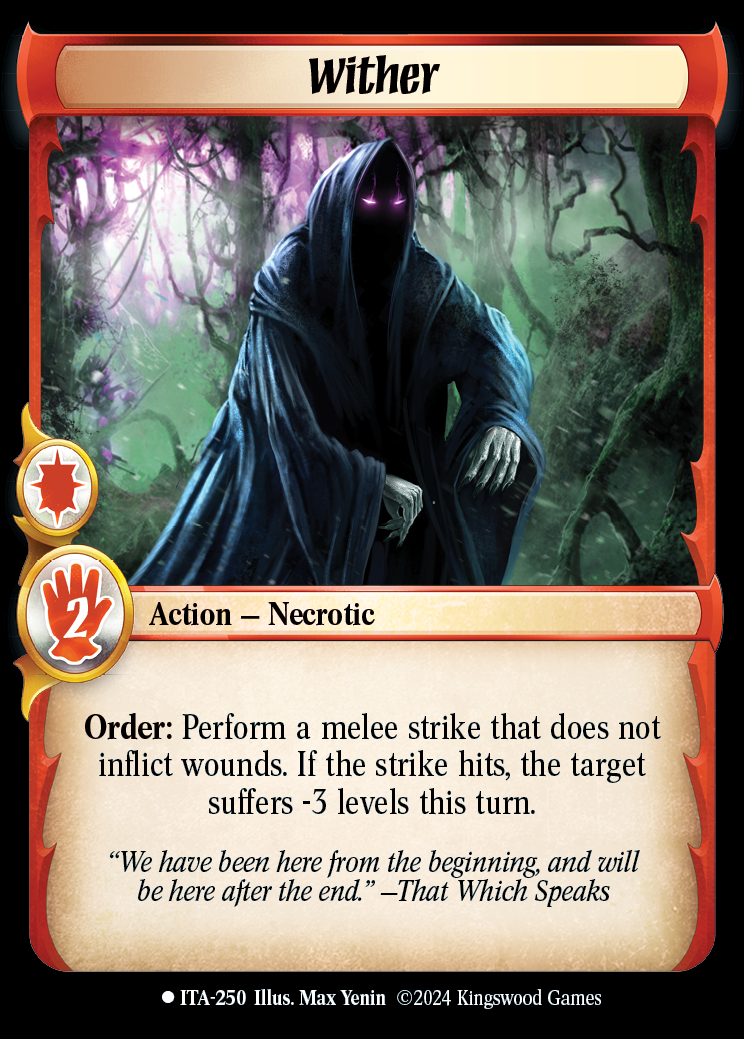 Wither - ITA 250 - Warlord: Saga of the Storm - Into the Accordlands