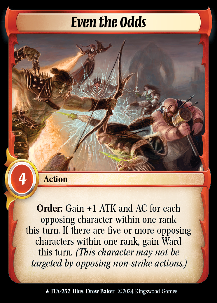 Even the Odds - ITA 252 - Warlord: Saga of the Storm - Into the Accordlands