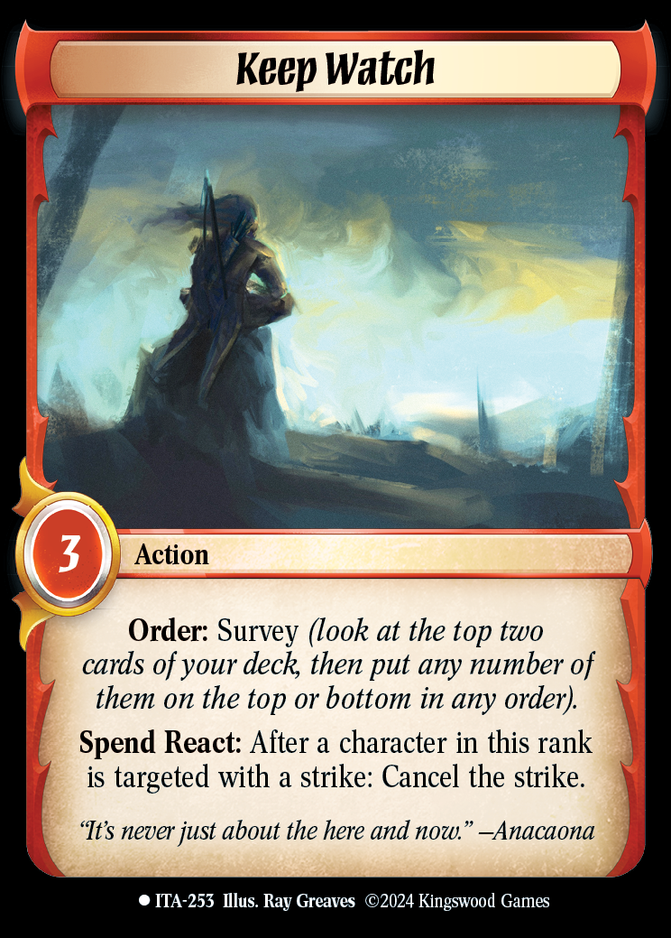 Keep Watch - ITA 253 - Warlord: Saga of the Storm - Into the Accordlands