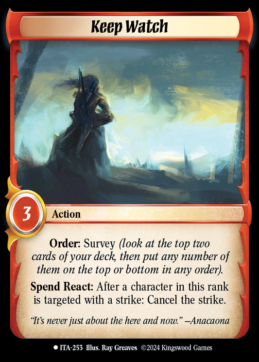 Keep Watch - ITA 253 - Warlord: Saga of the Storm - Into the Accordlands