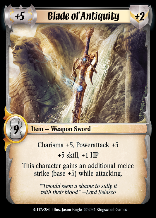 Blade of Antiquity - ITA 280 - Warlord: Saga of the Storm - Into the Accordlands