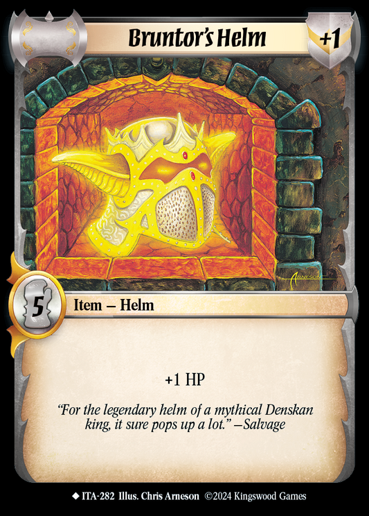 Bruntor's Helm - ITA 282 - Warlord: Saga of the Storm - Into the Accordlands