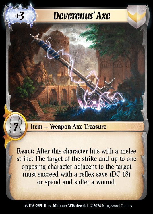 Deverenus' Axe - ITA 285 - Warlord: Saga of the Storm - Into the Accordlands