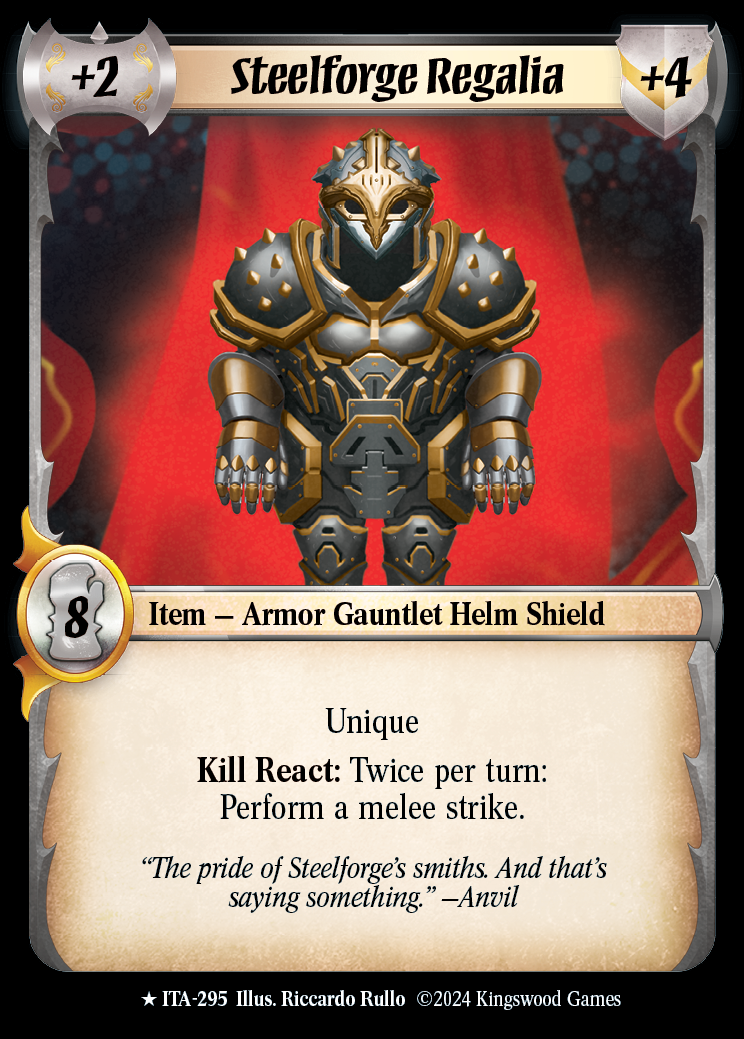 Steelforge Regalia - ITA 295 - Warlord: Saga of the Storm - Into the Accordlands