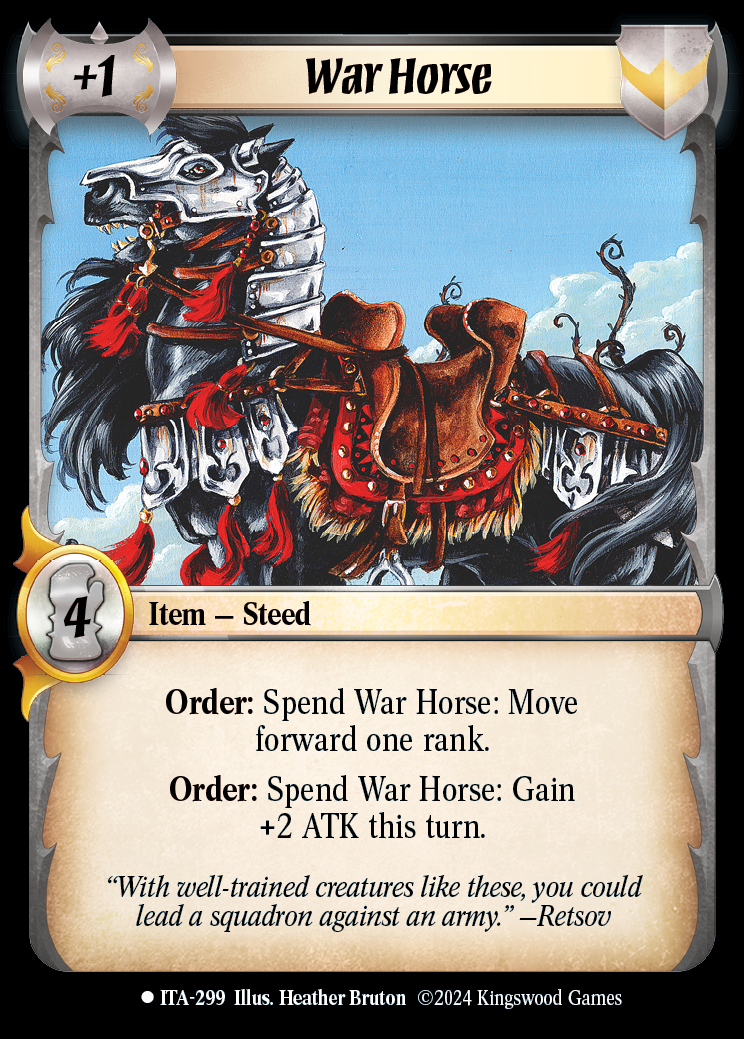 War Horse - ITA 299 - Warlord: Saga of the Storm - Into the Accordlands