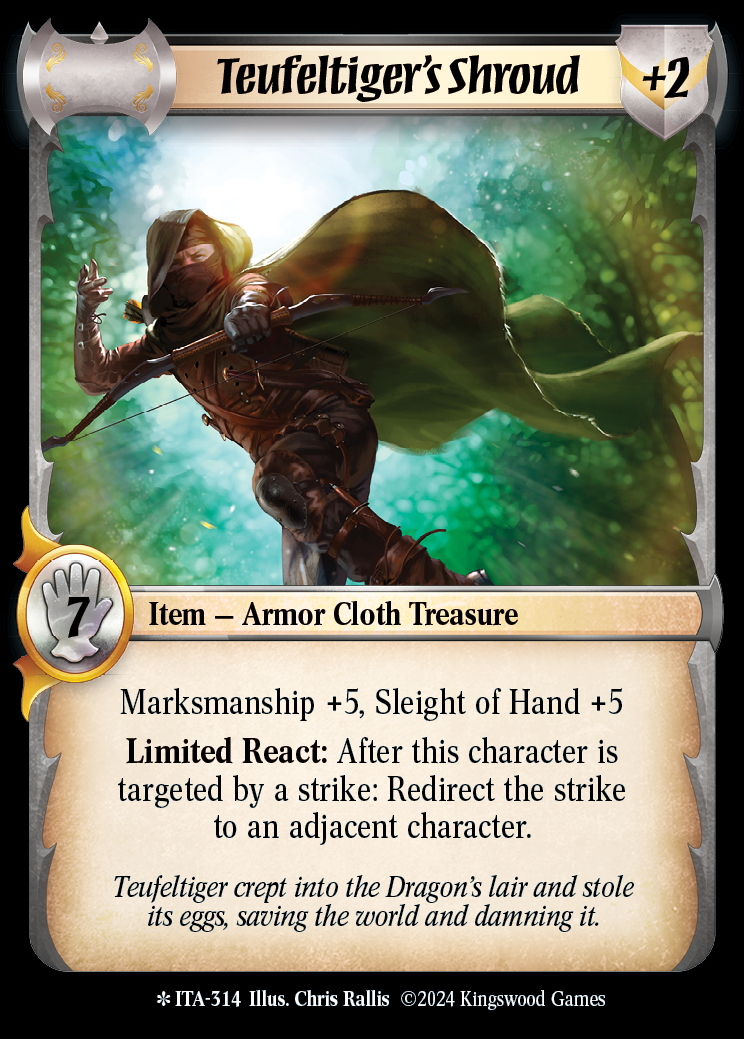 Teufeltiger's Shroud - ITA 314 - Warlord: Saga of the Storm - Into the Accordlands