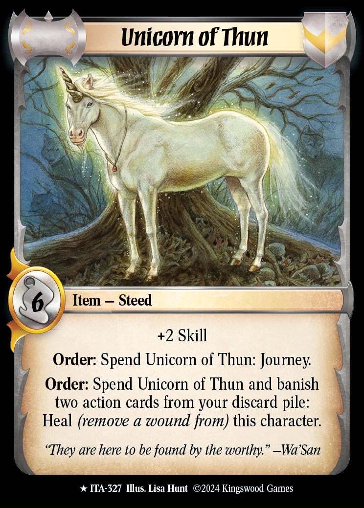 Unicorn of Thun - ITA 327 - Warlord: Saga of the Storm - Into the Accordlands