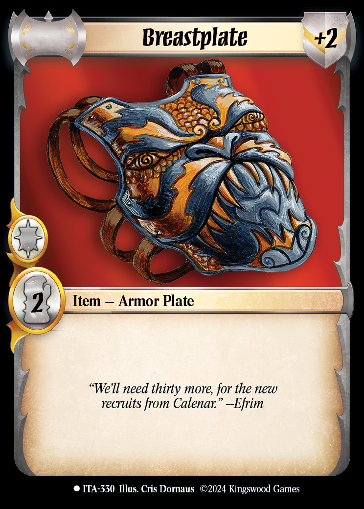 Breastplate - ITA 330 - Warlord: Saga of the Storm - Into the Accordlands