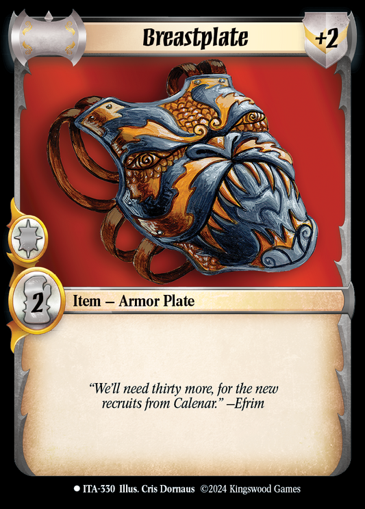 Breastplate - ITA 330 - Warlord: Saga of the Storm - Into the Accordlands