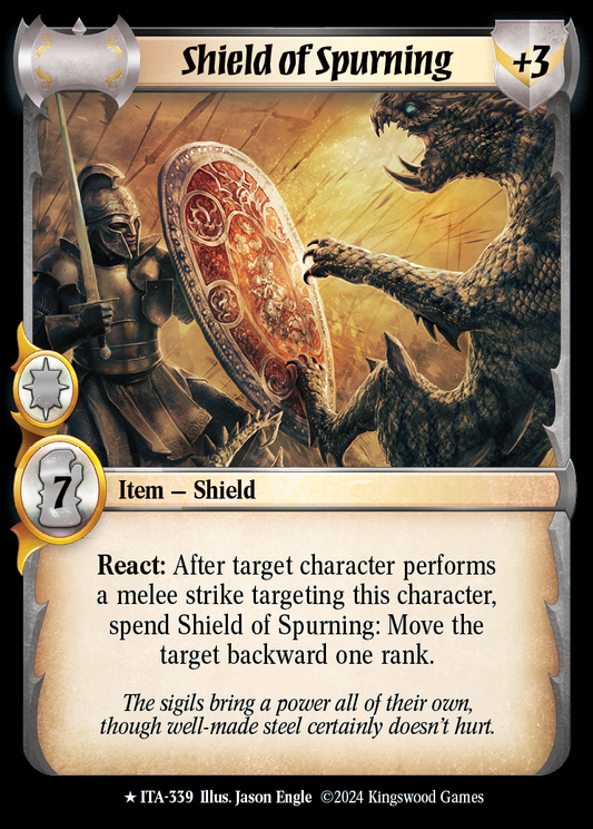 Shield of Spurning - ITA 339 - Warlord: Saga of the Storm - Into the Accordlands