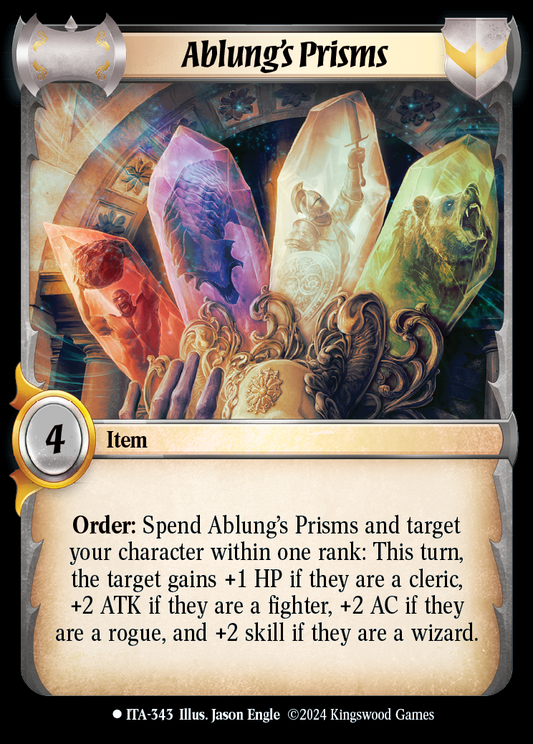 Ablung's Prisms - ITA 343 - Warlord: Saga of the Storm - Into the Accordlands