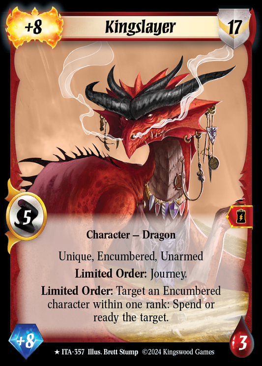 Kingslayer (Extended Art) - ITA 357 - Warlord: Saga of the Storm - Into the Accordlands
