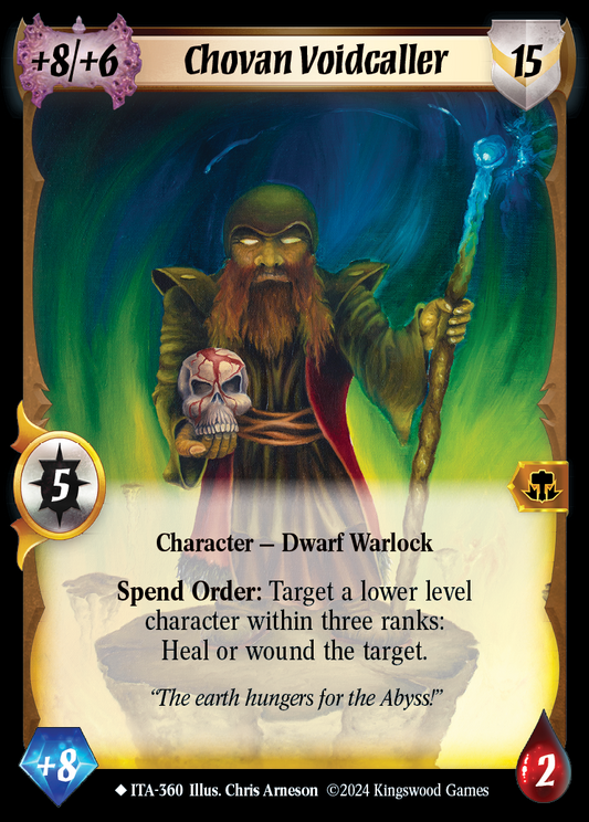 Chovan Voidcaller (Extended Art) - ITA 360 - Warlord: Saga of the Storm - Into the Accordlands