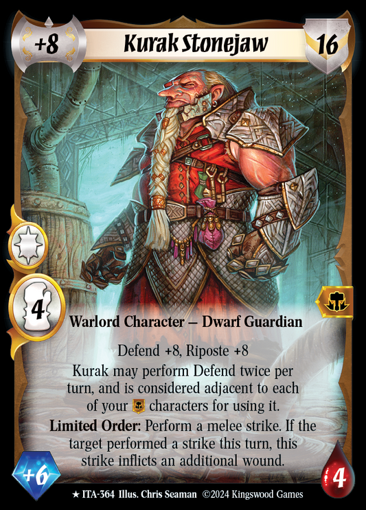 Kurak Stonejaw (Extended Art) - ITA 364 - Warlord: Saga of the Storm - Into the Accordlands