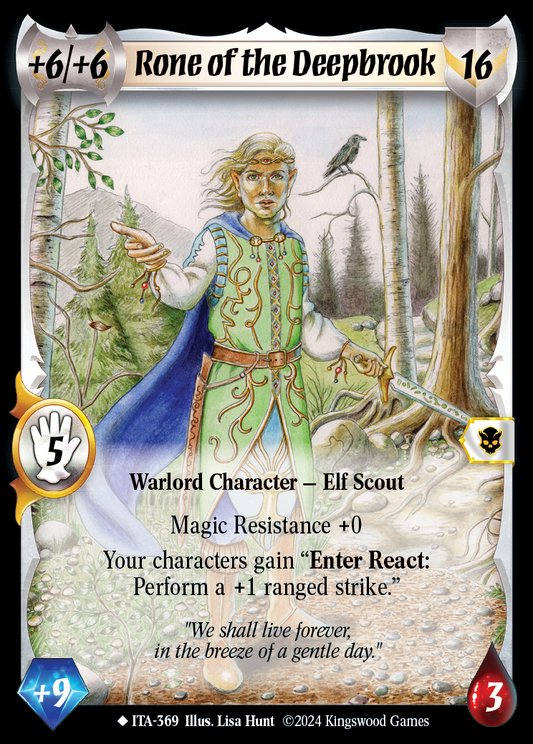 Rone of the Deepbrook (Extended Art) - ITA 369 - Warlord: Saga of the Storm - Into the Accordlands