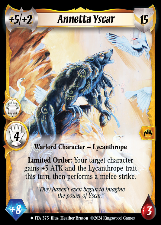 Annetta Yscar (Extended Art) - ITA 373 - Warlord: Saga of the Storm - Into the Accordlands