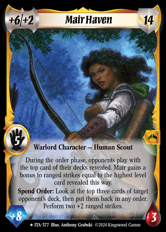 Mair Haven (Extended Art) - ITA 377 - Warlord: Saga of the Storm - Into the Accordlands