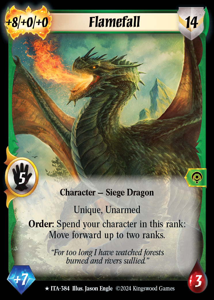 Flamefall (Extended Art) - ITA 384 - Warlord: Saga of the Storm - Into the Accordlands