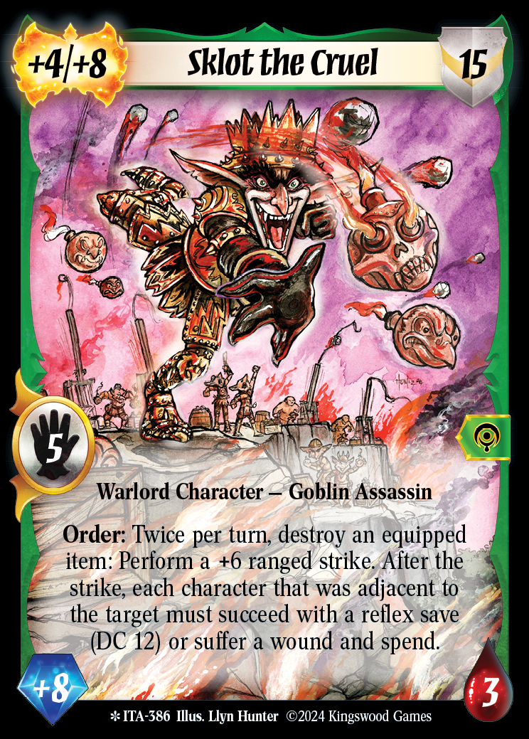 Sklot the Cruel (Extended Art) - ITA 386 - Warlord: Saga of the Storm - Into the Accordlands