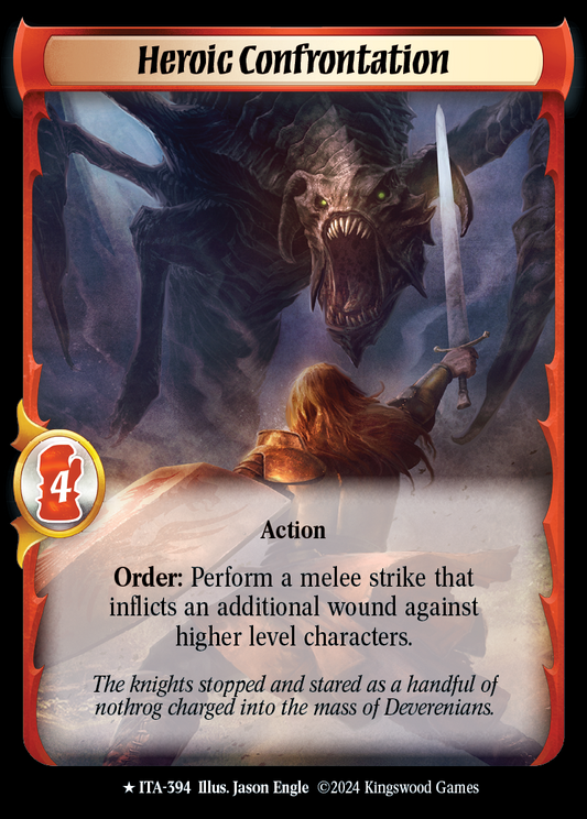 Heroic Confrontation (Extended Art) - ITA 394 - Warlord: Saga of the Storm - Into the Accordlands