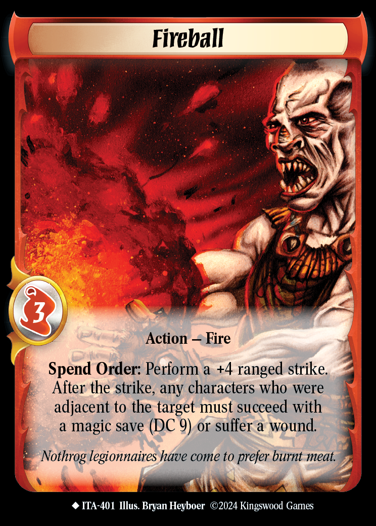 Fireball (Extended Art) - ITA 401 - Warlord: Saga of the Storm - Into the Accordlands
