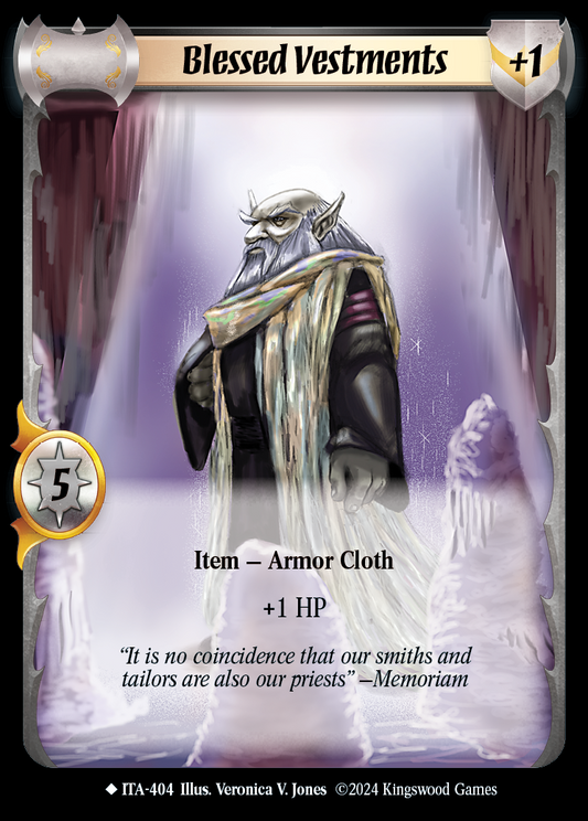 Blessed Vestments (Extended Art) - ITA 404 - Warlord: Saga of the Storm - Into the Accordlands