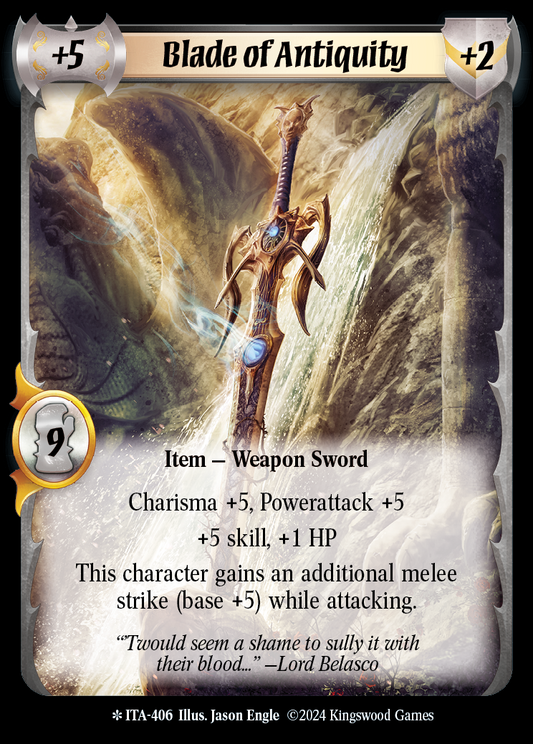 Blade of Antiquity (Extended Art) - ITA 406 - Warlord: Saga of the Storm - Into the Accordlands