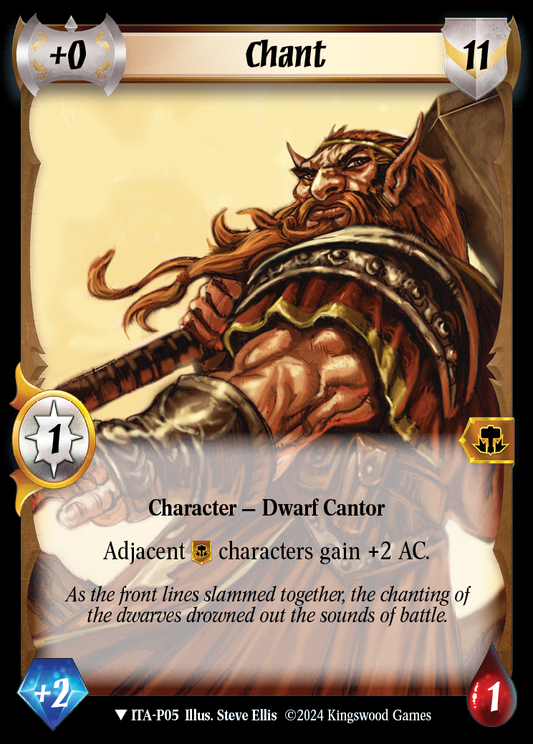 Chant (Extended Art) - ITA P05 - Warlord: Saga of the Storm - Into the Accordlands