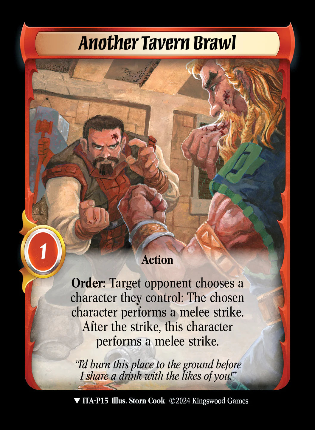 Another Tavern Brawl (Extended Art) - ITA P15 - Warlord: Saga of the Storm - Into the Accordlands