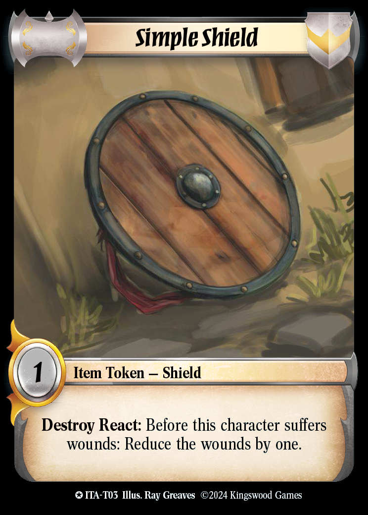 Simple Shield - ITA T03 - Warlord: Saga of the Storm - Into the Accordlands