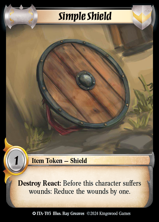 Simple Shield - ITA T03 - Warlord: Saga of the Storm - Into the Accordlands